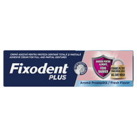 Crema adeziva pentru proteza dentara Plus Food Barrier Fresh, 40 g, Fixodent
