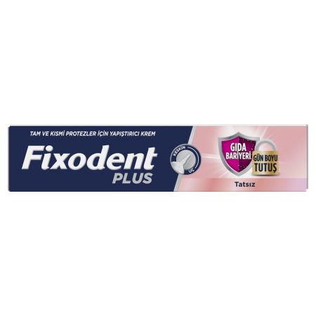 Crema adeziva pentru proteza dentara Plus Food Barrier Neutral, 40 g, Fixodent 665068