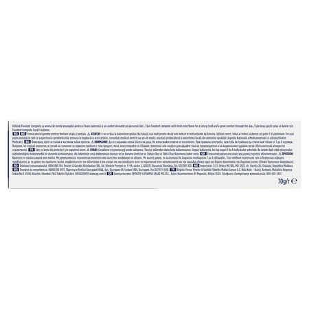 Crema adeziva pentru proteza dentara Complete Strong Hold Fresh, 70 g, Fixodent 665074