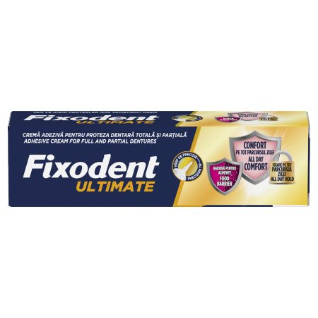Crema adeziva pentru proteza dentara Ultimate Fresh, 40 g, Fixodent 665230