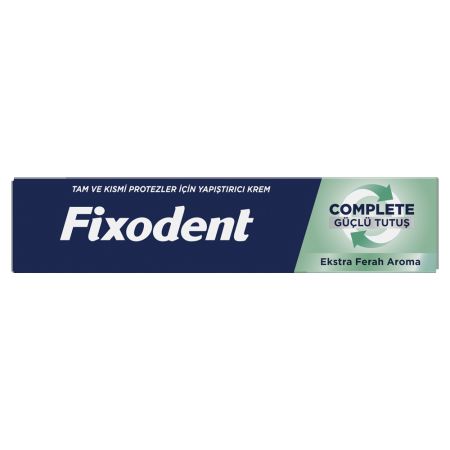 Crema adeziva pentru proteza dentara Complete Strong Hold Extra Fresh, 47 g, Fixodent 665271