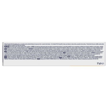 Crema adeziva pentru proteza dentara Plus Strong Bite, 57 g, Fixodent 665279