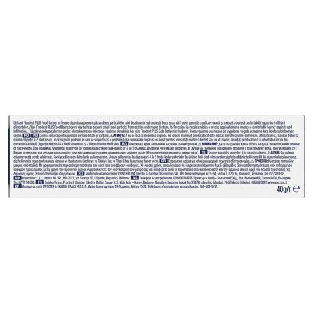 Pachet Crema adeziva pentru proteza dentara Plus Food Barrier Neutral, 40 g + 40 g, Fixodent 665296