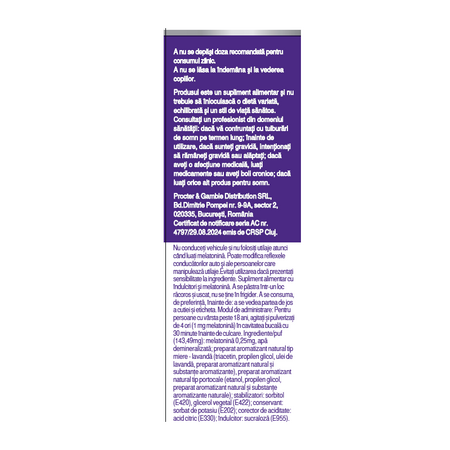 Spray oral cu melatonina Somn, 30 ml, ZzzQuil 665304