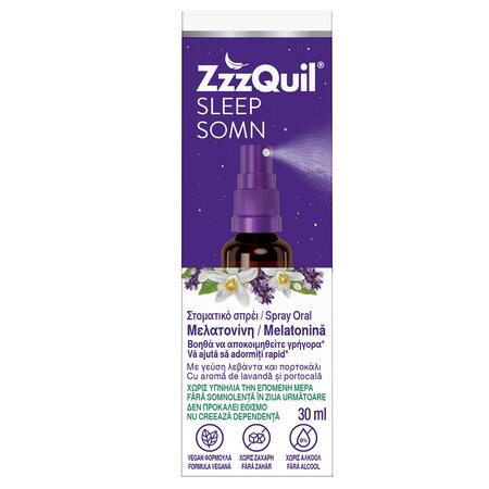 Spray oral cu melatonina Somn, 30 ml, ZzzQuil 665302