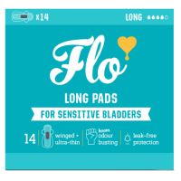 Absorbante lungi cu carbune activ pentru incontinenta urinara, 14 bucati, Flo