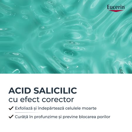 Gel de curatare regenerant cu 2% acid salicilic Dermo Pure, 400 ml, Eucerin 665548