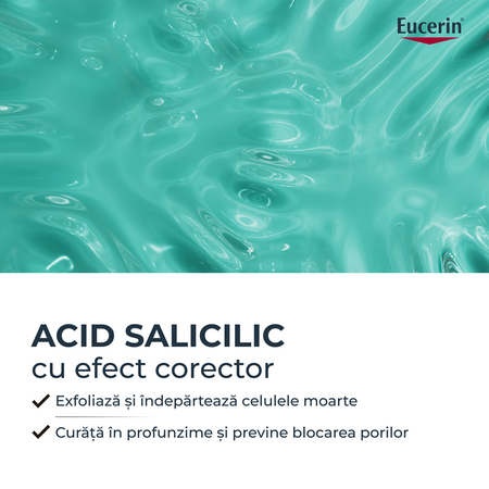 Gel de curatare regenerant cu 2% acid salicilic Dermo Pure, 400 ml, Eucerin 665548
