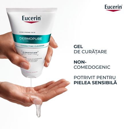 Gel de curatare regenerant Dermo Pure, 150 ml, Eucerin 665558