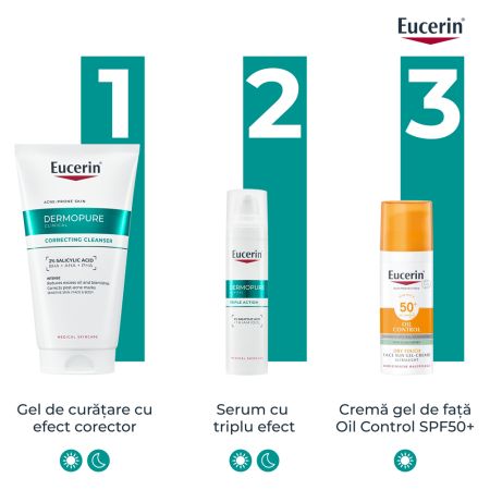 Gel de curatare regenerant Dermo Pure, 150 ml, Eucerin 665556
