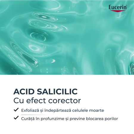 Tratament exfoliant cu acid salicilic pentru noapte Dermo Pure, 40 ml, Eucerin 665567