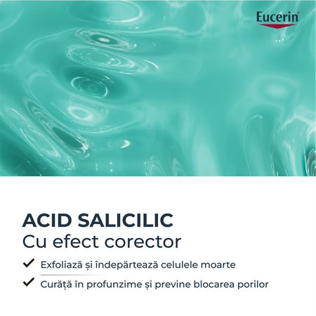 Gel de curatare purifiant cu acid salicilic Dermo Pure, 400 ml, Eucerin 665577