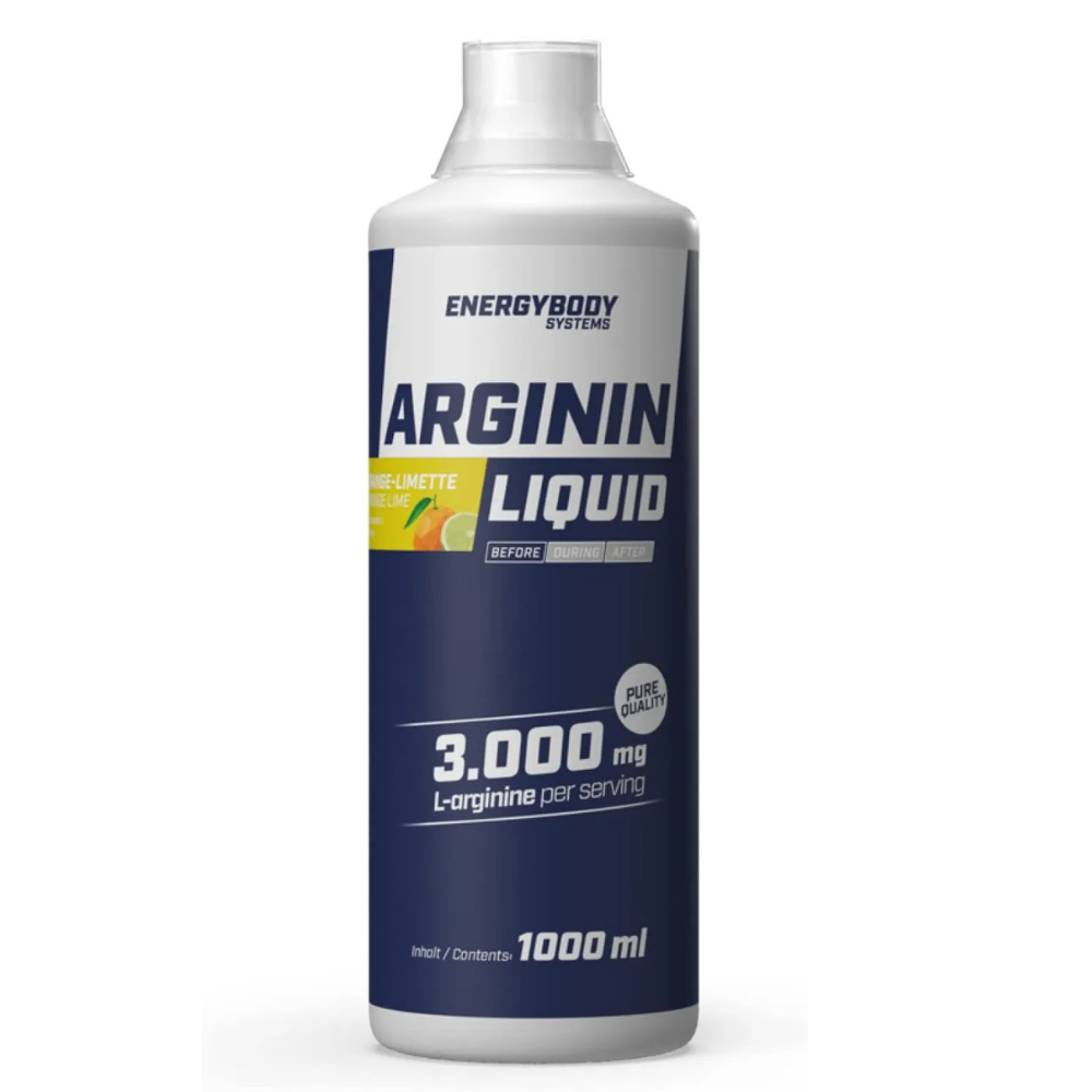 Arginina lichida cu aroma de portocala si lime, 1000 ml, Energybody