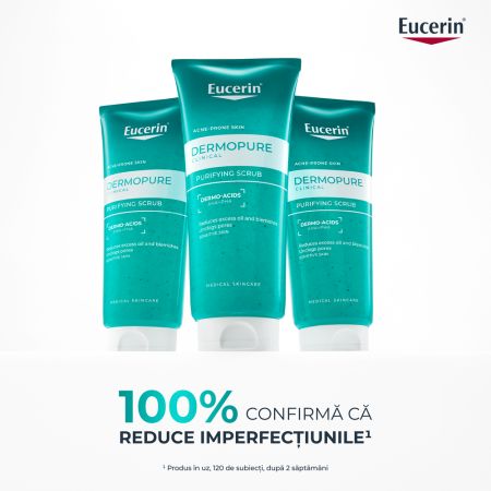 Gel tip scrub de curatare Dermo Pure, 100 ml, Eucerin 665618