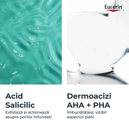 Gel tip scrub de curatare Dermo Pure, 100 ml, Eucerin 665615