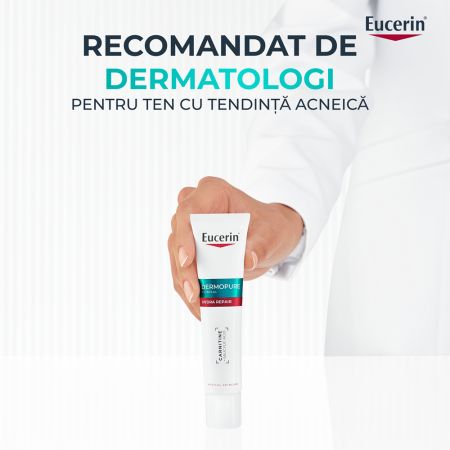 Fluid pentru fata hidratant Dermo Pure, 40 ml, Eucerin 665645