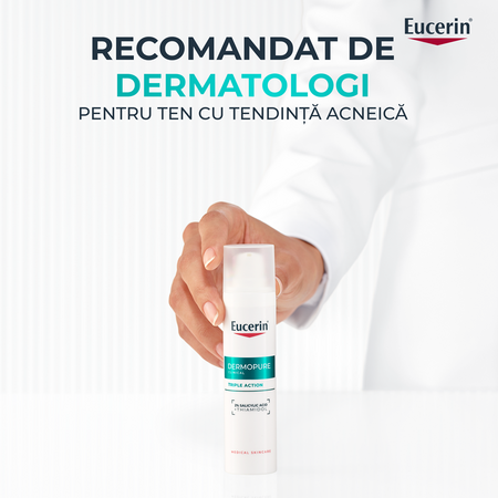 Ser cu tripla actiune Dermo Pure, 40 ml, Eucerin 665657