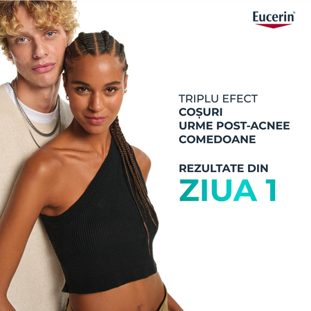 Ser cu tripla actiune Dermo Pure, 40 ml, Eucerin 665655
