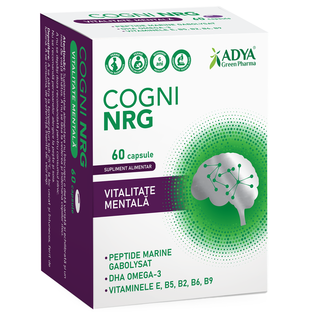 Cogni NRG, 60 capsule, Adya Green Pharma
