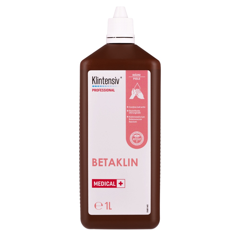 Solutie dezinfectanta Betaklin, 1000 ml, Klintensiv