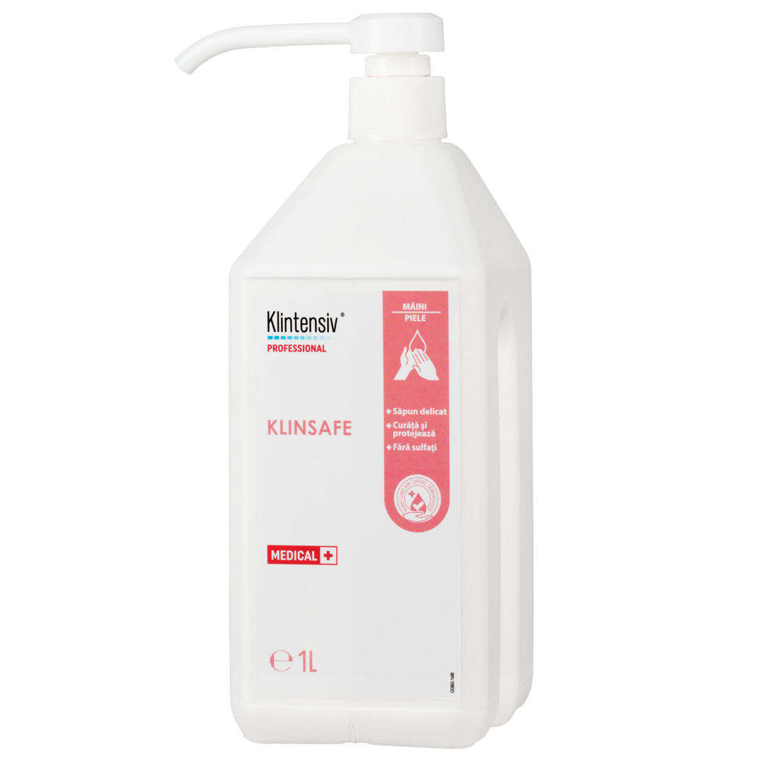 Sapun lichid sensitive pentru maini Klinsafe, 1000 ml, Klintensiv