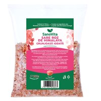 Sare Roz de Himalaya iodata grunjoasa, 500 g, Sanovita