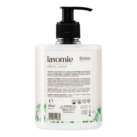 Sapun lichid pentru maini cu aroma de Iasomie, 500 ml, Klintensiv 665963