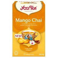 Ceai bio Mango Chai, 17 plicuri, Yogi Tea