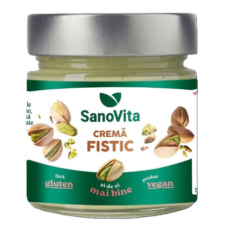 Crema cu fistic, 180 g, Sanovita