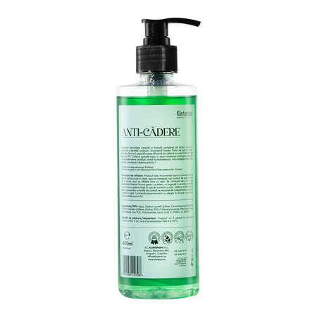 Sampon anticadere cu Cafeina 1%, 400 ml, Klintensiv 665991