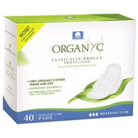 Absorbante intime pentru zi din bumbac, 40 bucati, Organyc