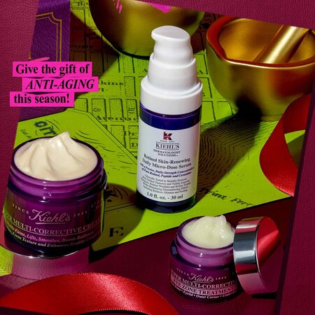 Set Serum antirid 30 ml + Crema pentru zona ochilor 14 ml + Crema pentru fata antirid 50 ml Season's Treatings, Kiehl's 666036