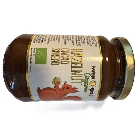 Crema de alune de padure cu cacao bio, 300 g, Maya Gold 666086