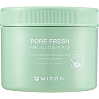 Dischete exfoliante imbibate in toner cu AHA, BHA si PHA Pore Fresh, 60 bucati, Mizon
