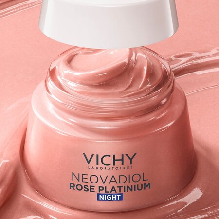 Crema de noapte cu efect de redensificare si revitalizare Neovadiol Rose Platinium, 50 ml, Vichy 666317