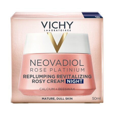 Crema de noapte cu efect de redensificare si revitalizare Neovadiol Rose Platinium, 50 ml, Vichy 666314