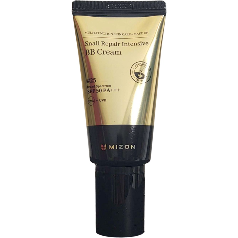 Crema de fata cu extract de mucina de melc SPF 50 PA+++ BB Cream, Nuanta 25, 50 ml, Mizon