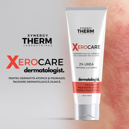 Gel de curatare pentru fata si corp cu 2% uree Xerocare Dermatologist, 250 ml, Synergy Therm 666427