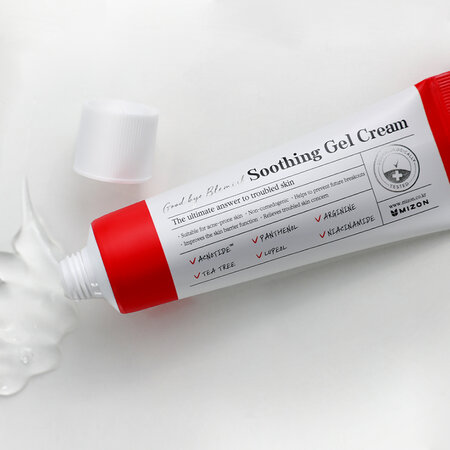 Crema tip gel pentru calmarea si reducerea eruptiilor acneice Goodbye Blemish, 55 ml, Mizon 666471