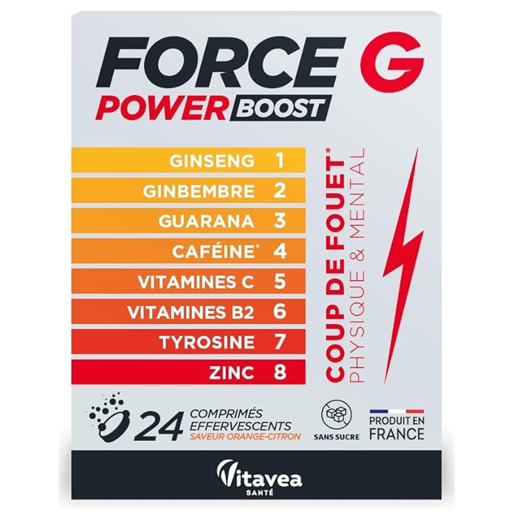 Force G Power Booster, 24 comprimate, Vitavea