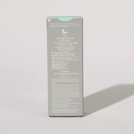 Crema de fata cu protectie solara SPF 50+PA++++ Daily Soothing Sunscreen Inout, 50 ml, Mizon 666514