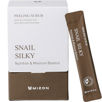 Scrub pentru fata cu secretie de melc Peeling Scrub, 40 bucati, Mizon