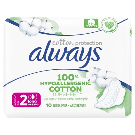 Absorbante Always Naturals Single, marimea 2, 10 buc, P&G