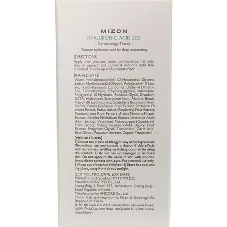 Ser de fata anti-rid Hyaluronic Acid 100, 30 ml, Mizon 666900