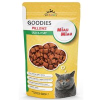 Recompense pentru pisici Skin & Coat Pillows, 60 g, Miau Miau