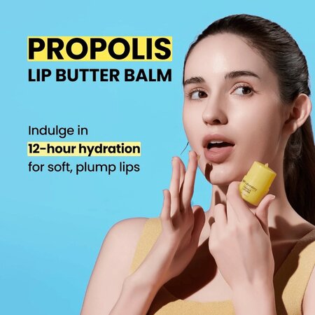Masca de buze hidratanta cu miere Propolis, 15 ml, CNP Laboratory 667001