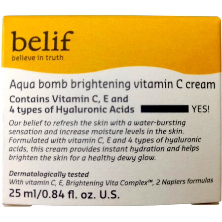 Crema de fata hidratanta Aqua Bomb, 25 ml, Belif 667058