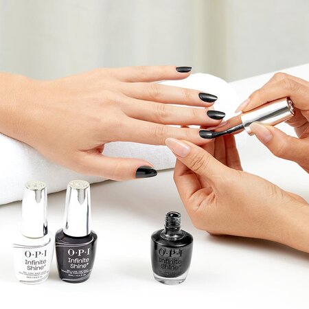 Lac de unghii cu efect de gel Stay & Night Infinite Shine, 15 ml, Opi 667074