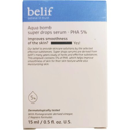 Ser de fata PHA 5% Aqua Bomb, 15 ml, Belif 667124