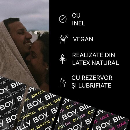 Prezervative All Pleasure, 40 bucati, Billy Boy 667143